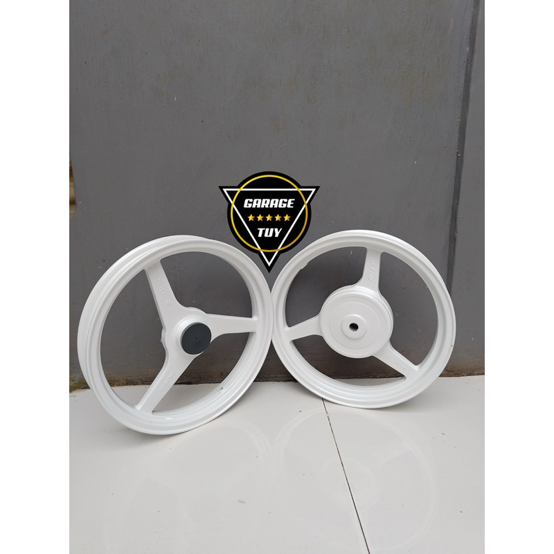 Velg Racing V Rossi venom Rocket Yamaha mio j mio gt x-ride ukuran 14x185/215 putih