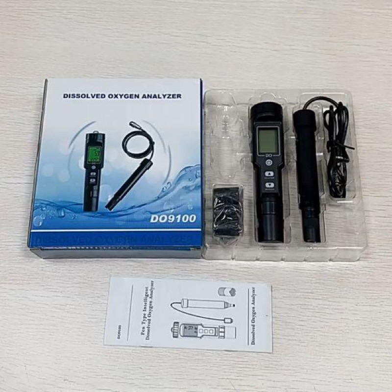 Dissolved Oxygen Meter DO9100 DO Tester Oksigen Water Air Disolved O2