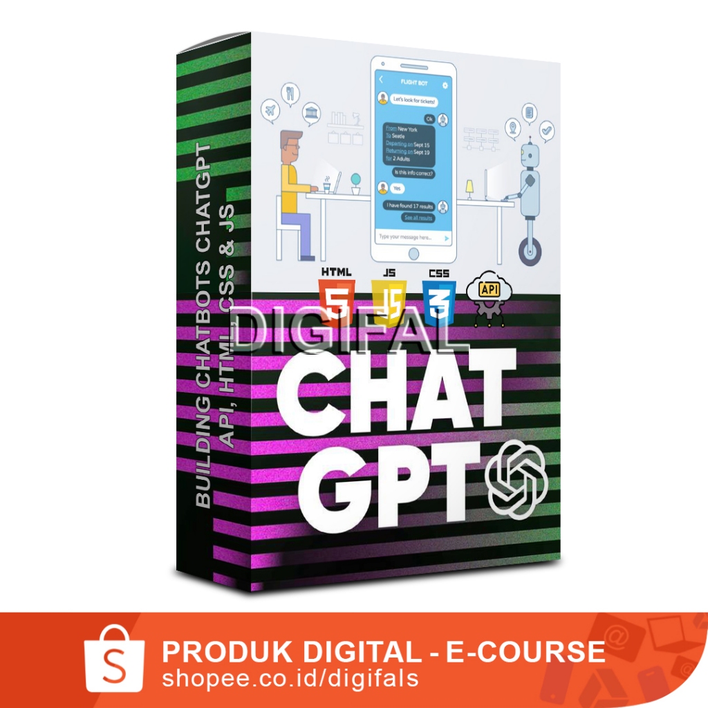 ChatBot Dengan ChatGPT API, HTML, JS & CSS
