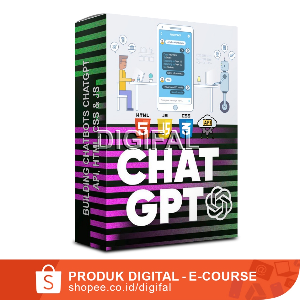 ChatBot Dengan ChatGPT API, HTML, JS & CSS