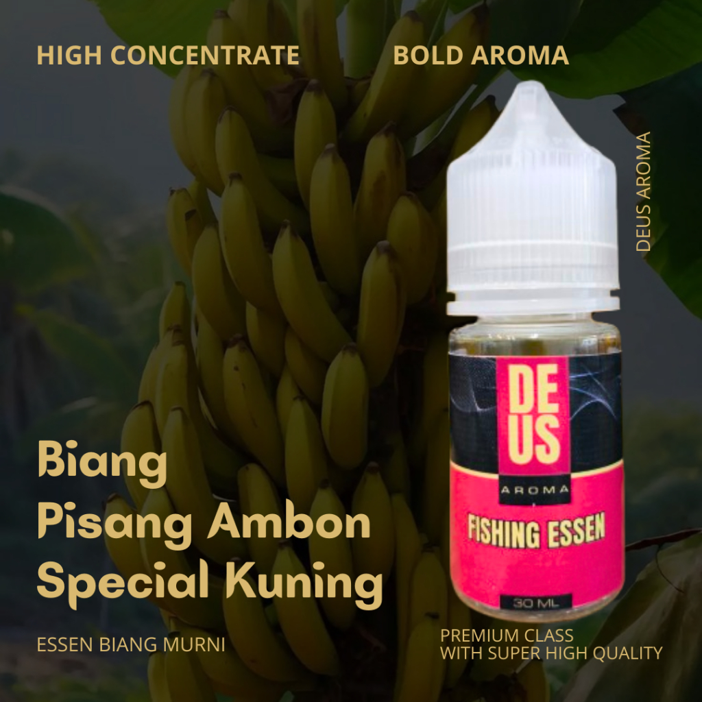 Essen Biang Deus PISANG AMBON SP KUNING Untuk Memancing Bawal Patin Lele Mas Nila