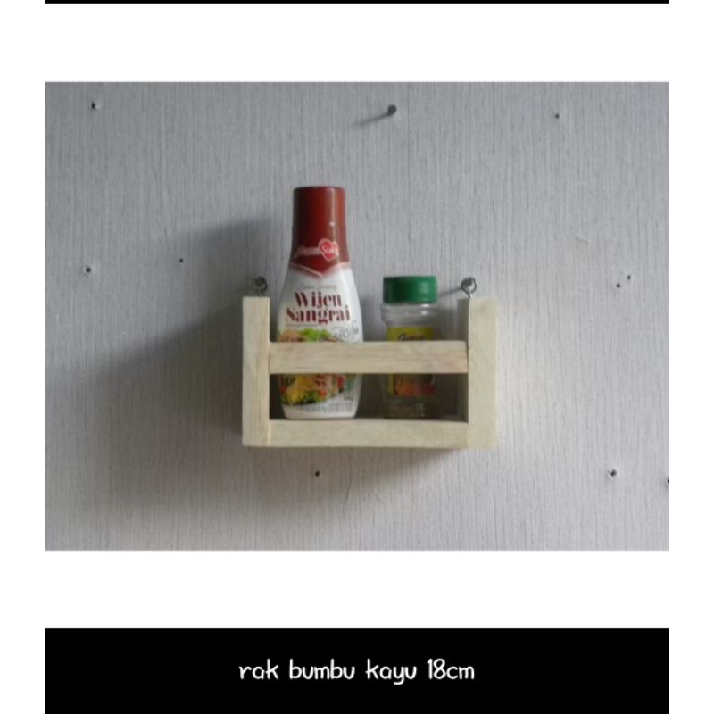 Rak Bumbu Kayu jati Belanda rak buku