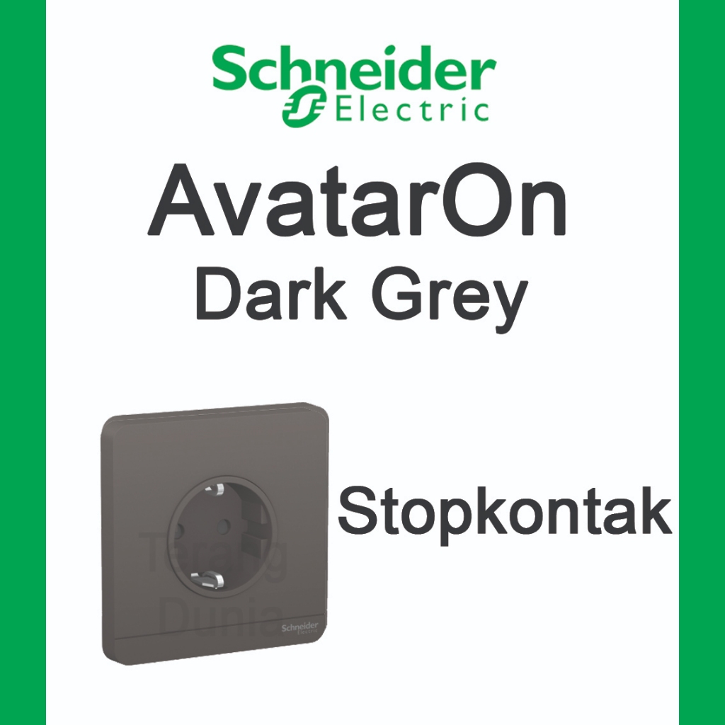 Stopkontak Avataron DarkGrey Stopkontak Avataron Hitam Stopkontak Schneider Avataron Gray Stopkontak