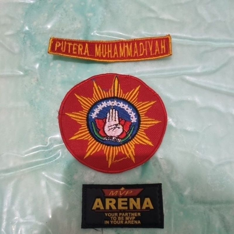 Badge Logo Tapak Suci Muhammadiyah + Logo Putra Muhammadiyah Badge Silat Badge Dada Silat Tapak Suci