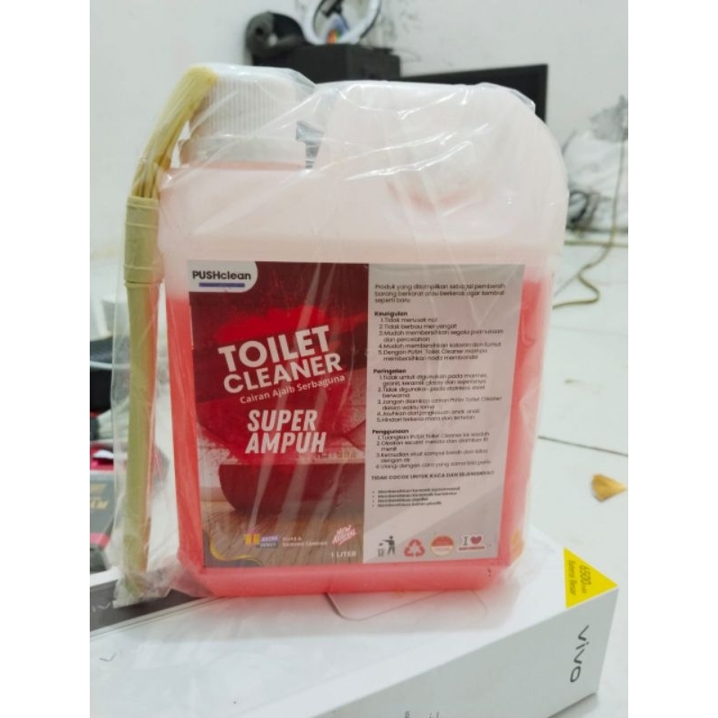 cairan push clean MG CAIRAN PINK toilet PEMBERSIH kamar mandi ,keramik,wastafel,marmer,wajan,karat