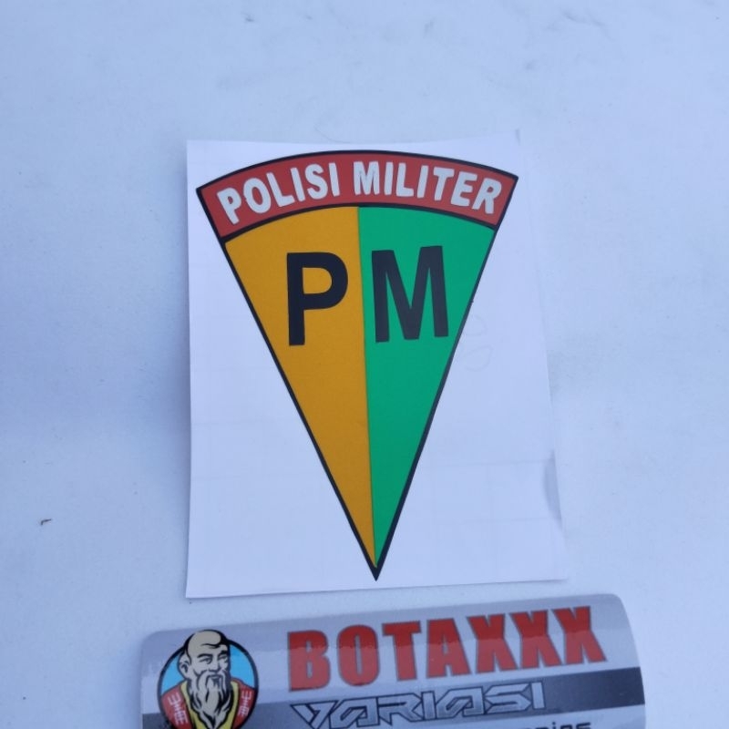 

STICKER PM STIKER POLISI MILITER