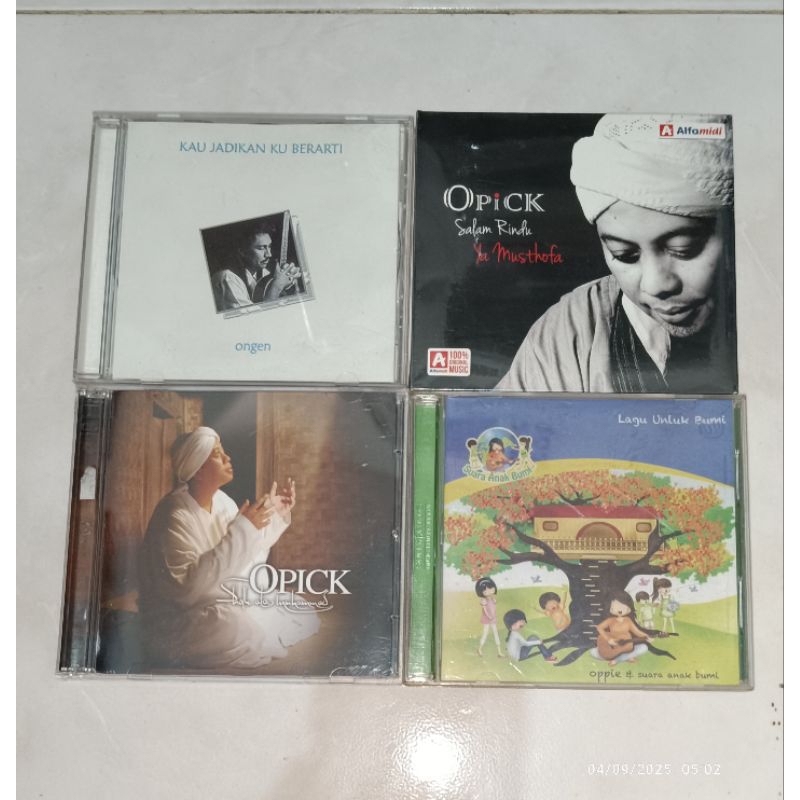 cd Indonesia ONGEN-Kau Jadikan Ku Berarti / OPICK-Salam Rindu Ya Mustafa / OPICK-Shollu Ala Muhammad