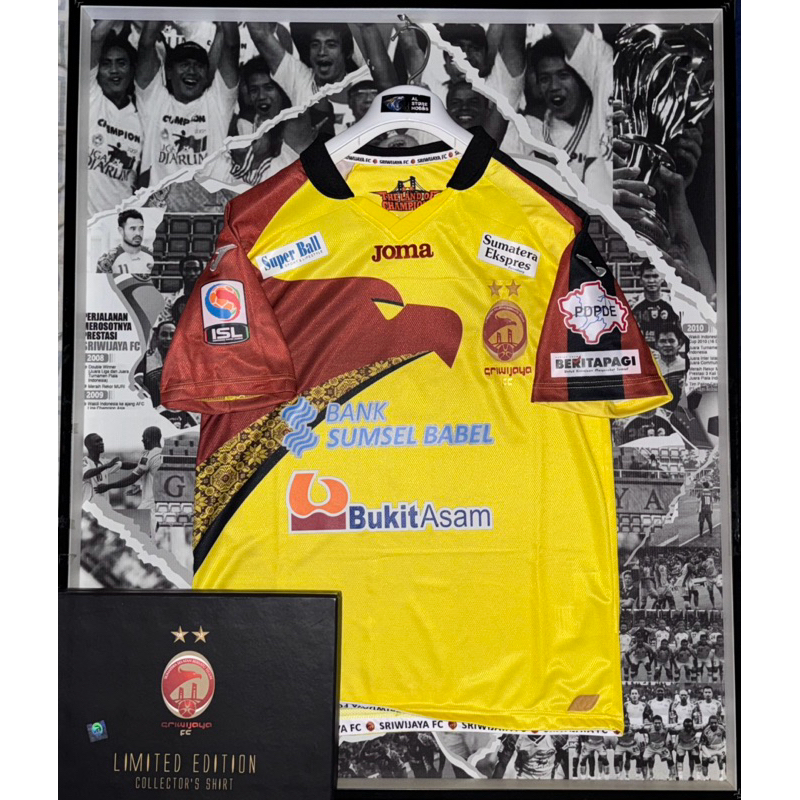 Jersey Sriwijaya Fc Home 2014/15 Limited Edition Collectors Jersey Original Joma #8