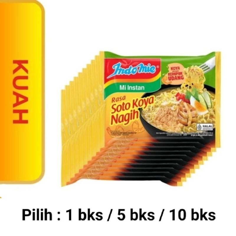 

Indomie Soto Kuah Nagih | Pedas Dower pilih varian