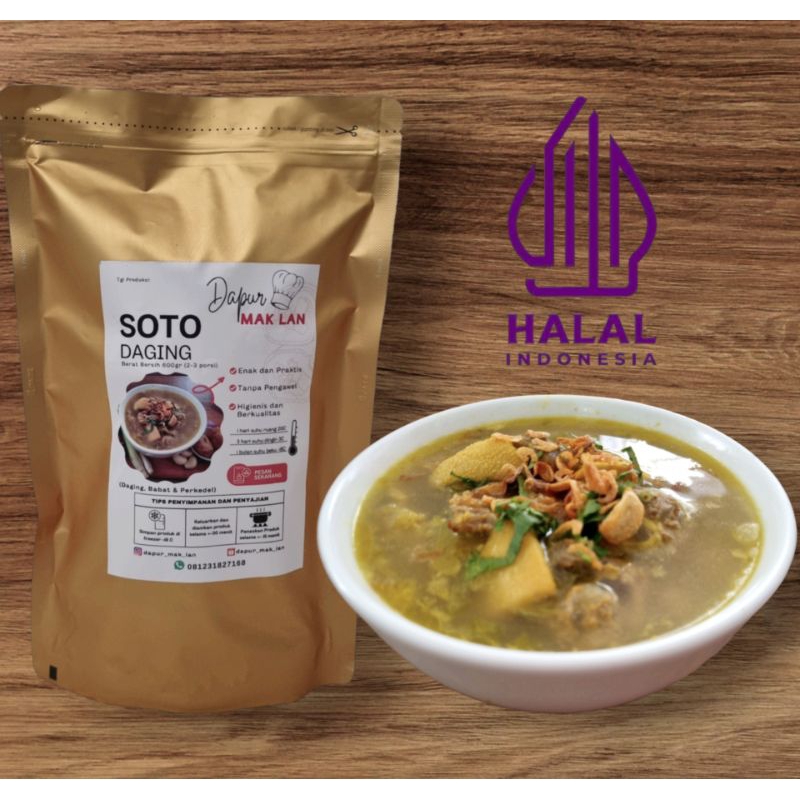 

SOTO DAGING ala Dapur Mak Lan HALAL