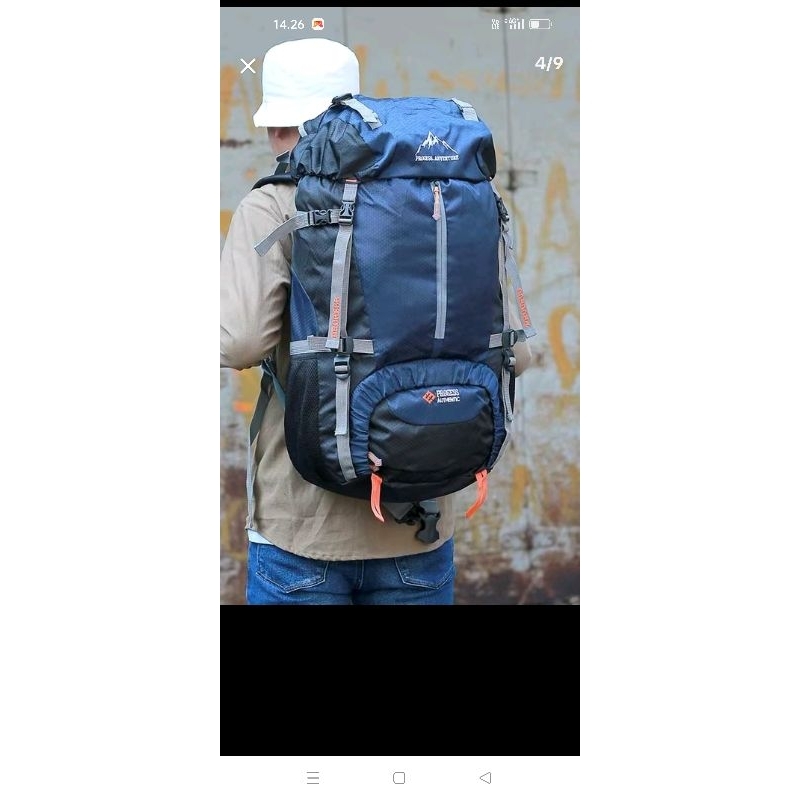 tas ransel gunung progess asli/tas gunung/tas kemping/tas gunung/anti air