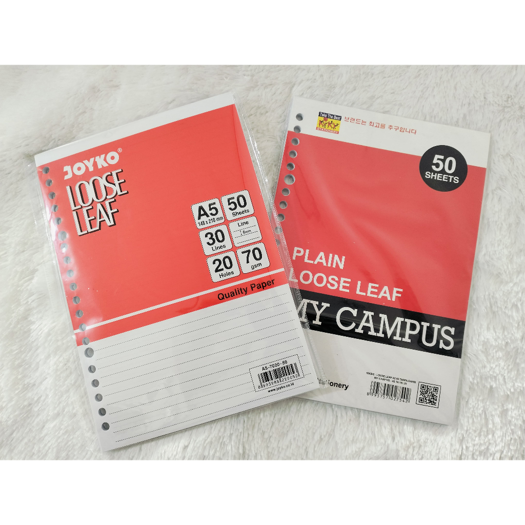 

LOOSE LEAF ISI BINDER A5 50LBR