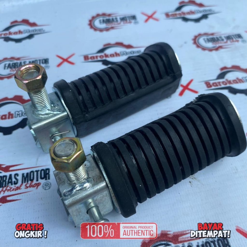 KARET POSTEP FOOTSTEP BELAKANG PIJAKAN KAKI BELAKANG SUZUKI RC RC 80 RC 100 CRYSTAL BRAVO TORNADO