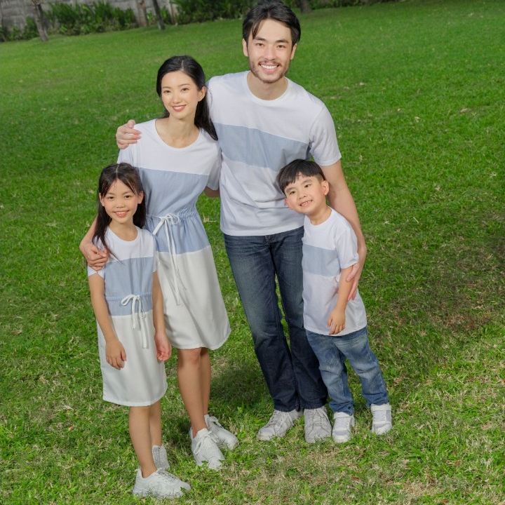 X EIGHT Chaiden T-Shirts Couple Family - Kaos Couple Keluarga Kombinasi