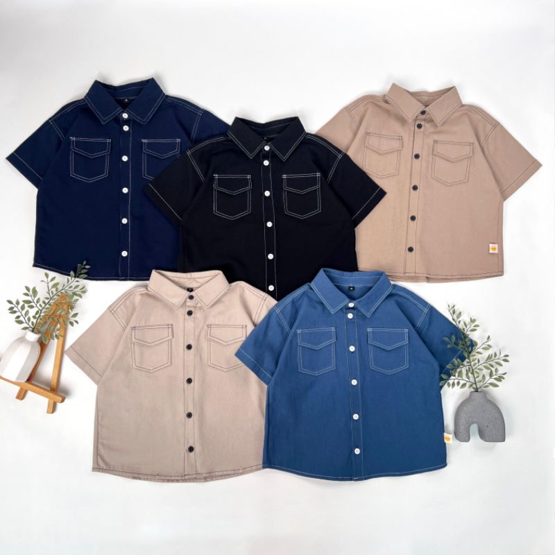 REJECT SALE -CASPI OVERSIZED/KEMEJA OVERSIZED ANAK LAKI-LAKI