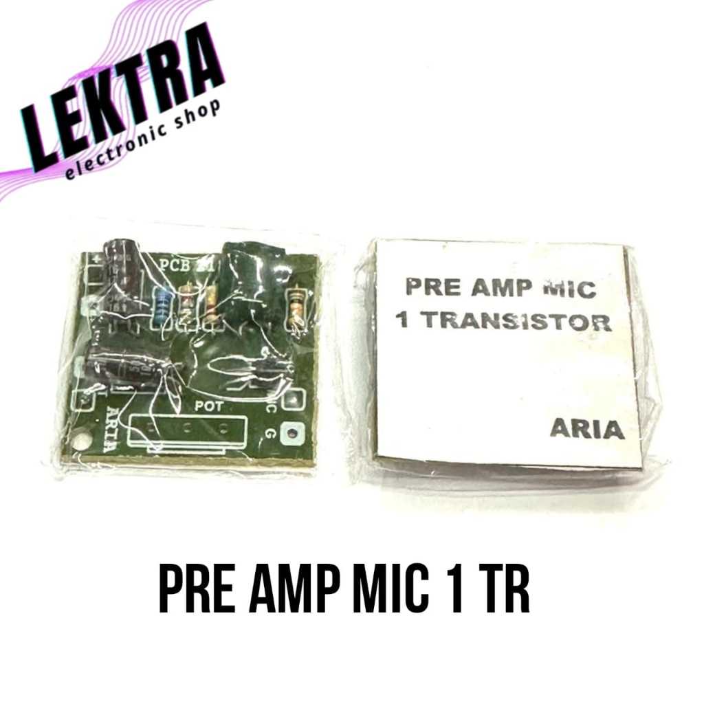 Kit Pre Amp Mic 1 TR ARIA Preamp 1 Transistor