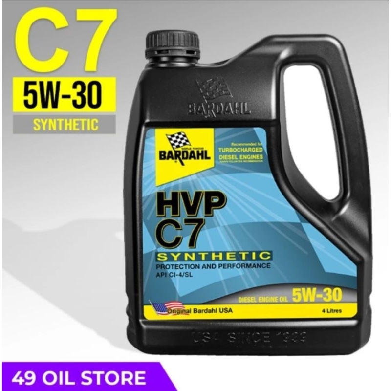 Bardahl HVP C7 5W-30 SYNTHETIC DIESEL OIL
