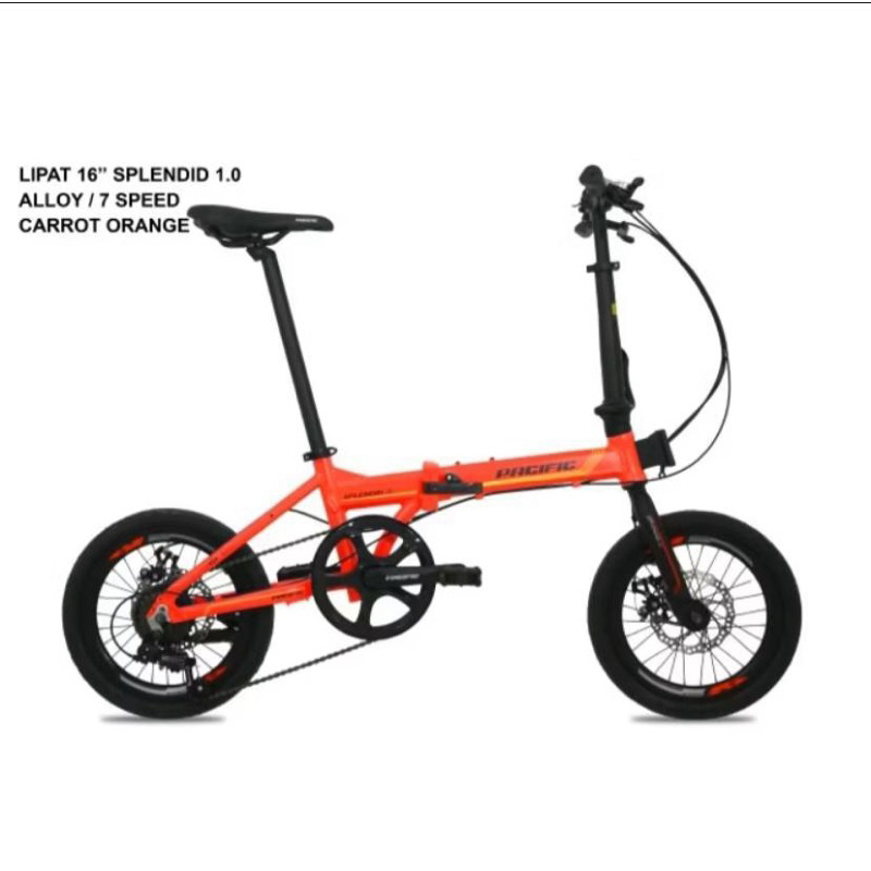 Sepeda lipat 16 Inch Pacific Folding Splendid 1.0