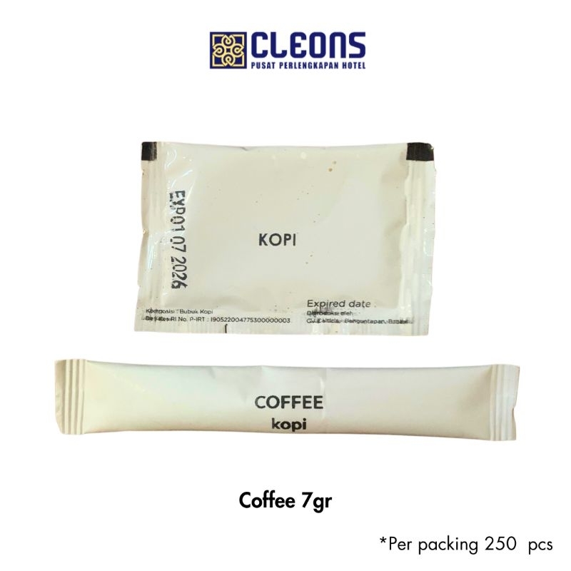 [CLEONS] COFFEE HOTEL/KOPI SACHET HOTEL/KOPI HOTEL ISI 250 PCS