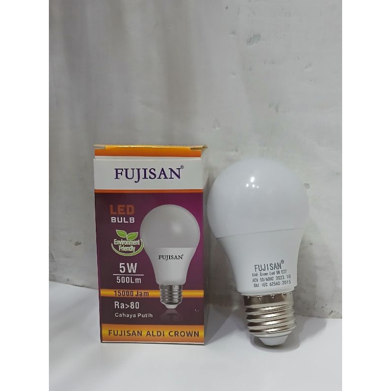 lampu led bulb fujisan aldi crown 5 watt