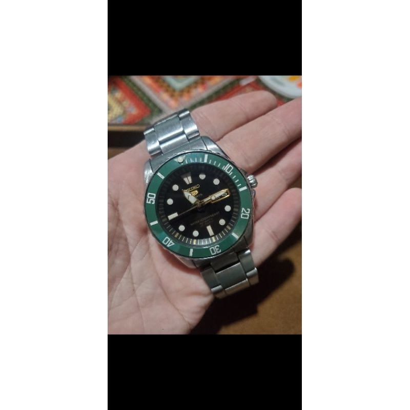Jam Seiko Sea Urchin SNZ Mod Starbucks