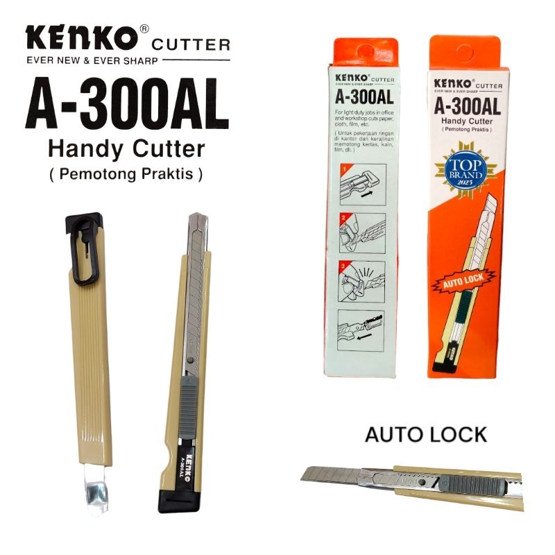 

CUTTER / PISAU CUTTER / KENKO A-300AL