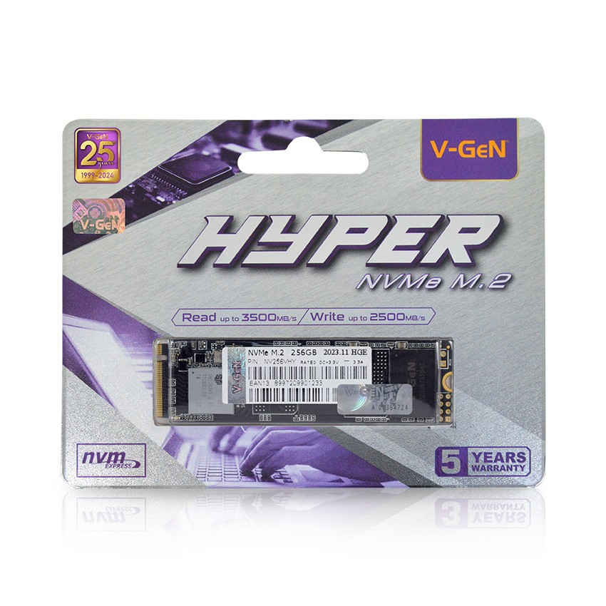SSD V-GeN M.2 NVme 256GB Hyper  - VGeN SSD M2 NVme 256GB Hyper Series