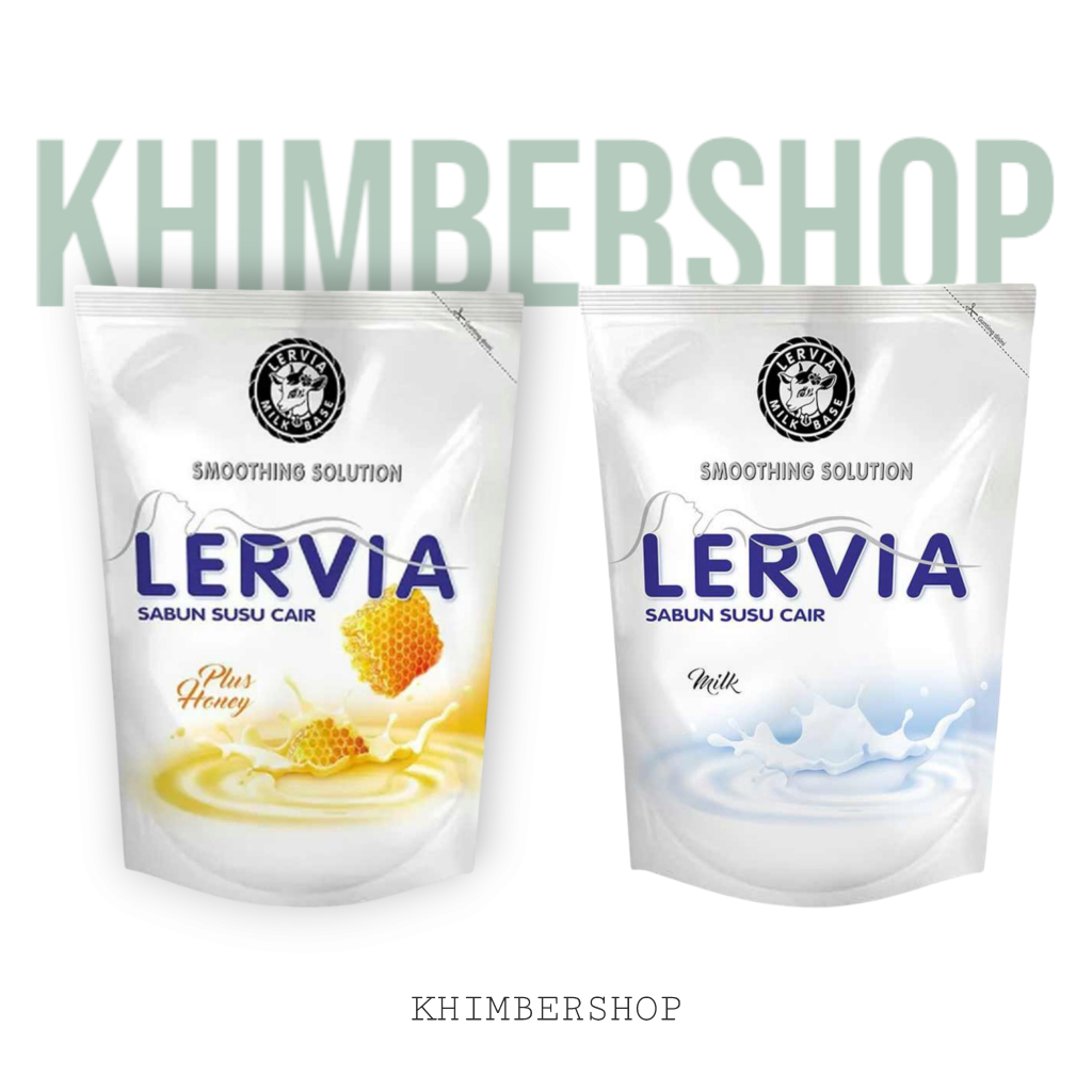 LERVIA Sabun Susu Cair 400ml / Sabun Lervia Cair