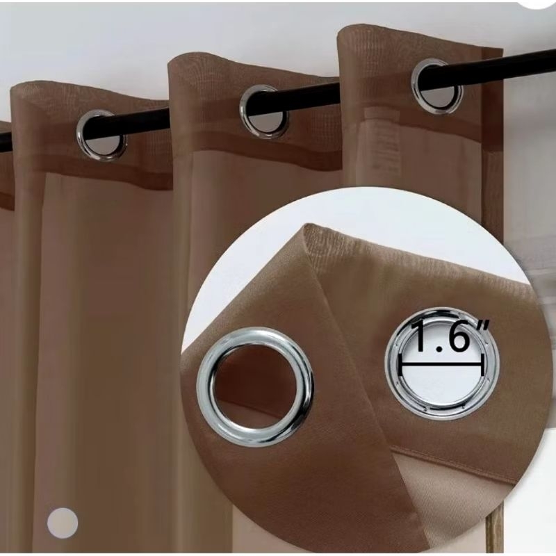 Gorden vitrase grey/abu import/coklat import