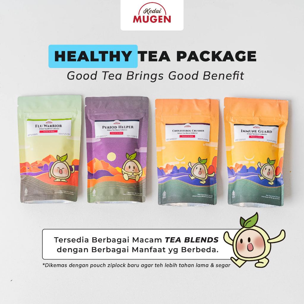 

Kedai Mugen - Healthy Tea Package - Koleksi Teh / Artisan Tea Blends Collection