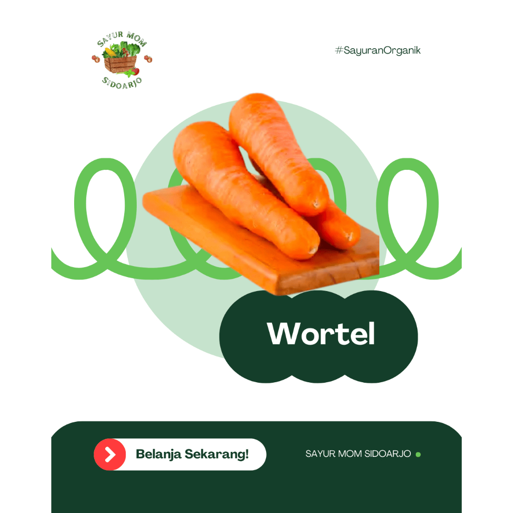 

Wortel Lokal 250gr | KIRIM INSTAN