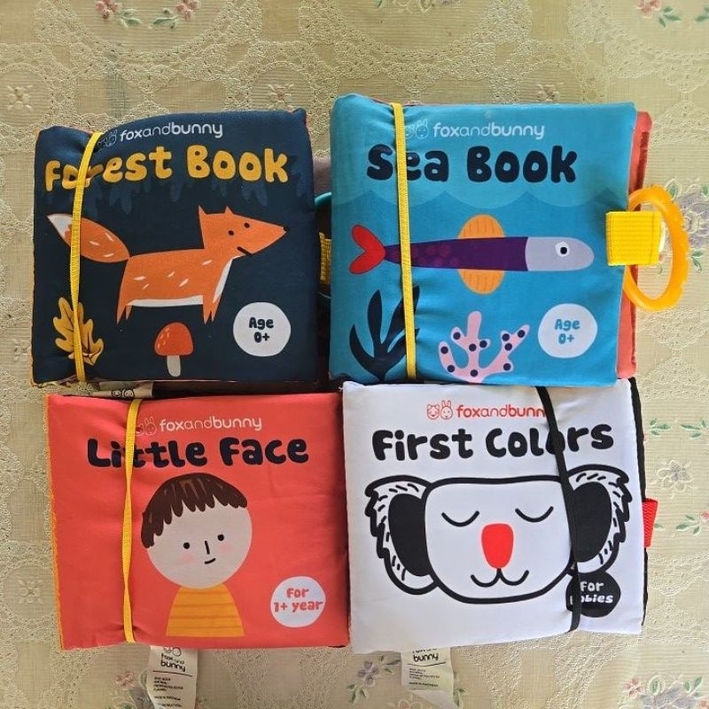 fox and bunny sensory book - preloved