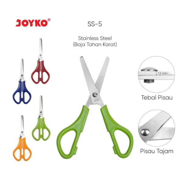 

Gunting JOYKO SS-5 /Gunting Anak/Grosir