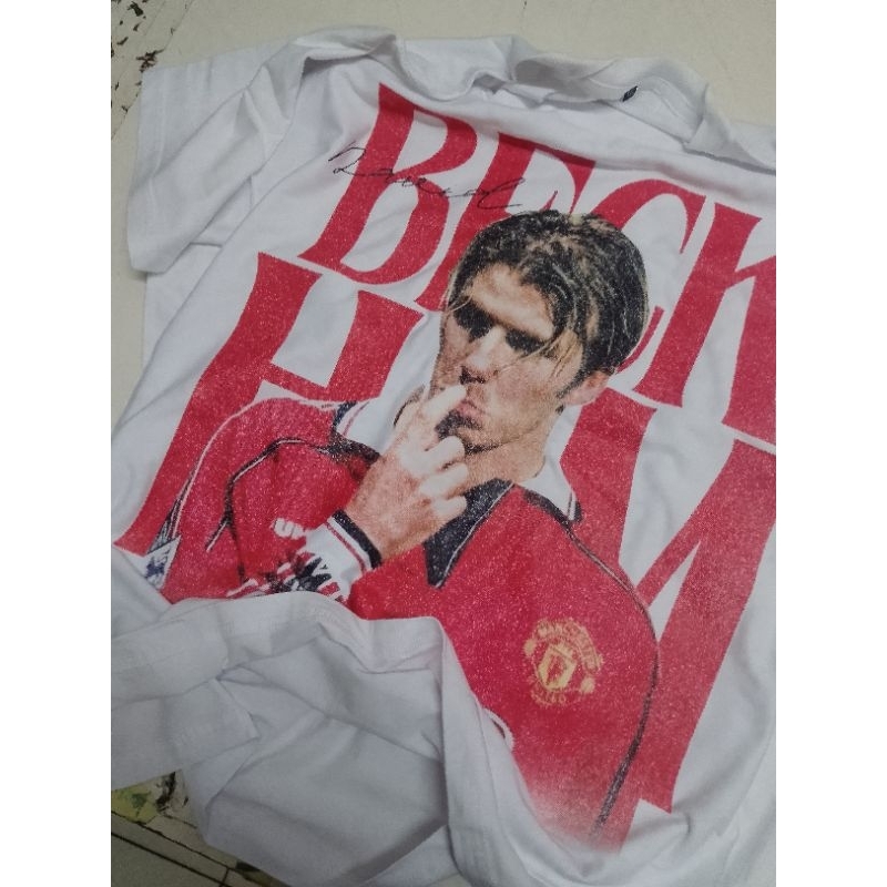 BECKHAM EUROSIZE TEE || DAVID BECKHAM T-SHIRT || KAOS BECKHAM
