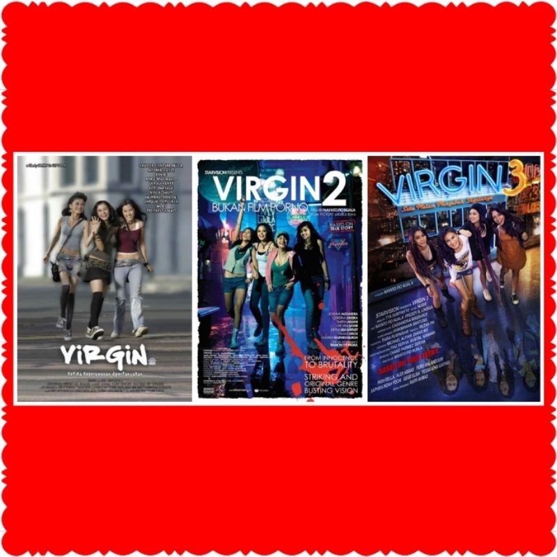 KASET DVD VIRGIN LENGKAP PAKAI BOX