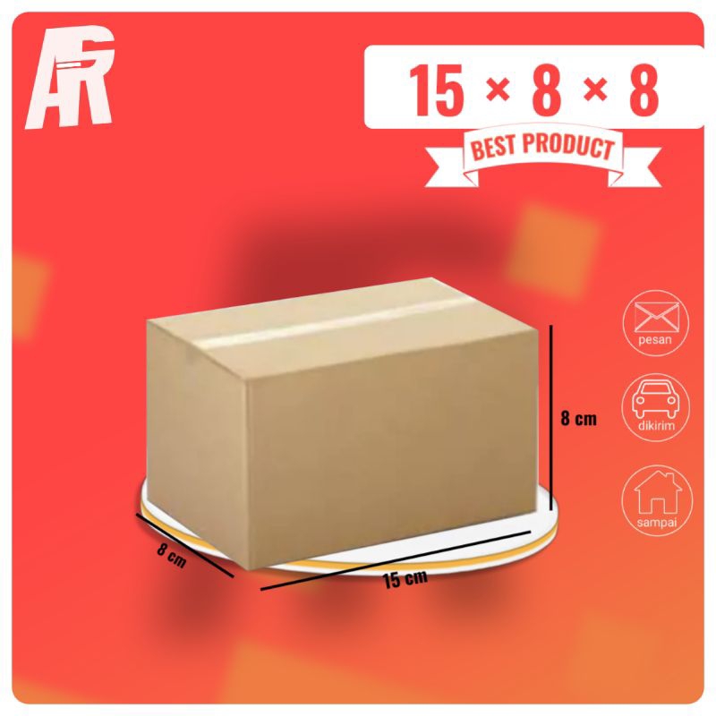 

kardus packing murah ukuran 15x8x8