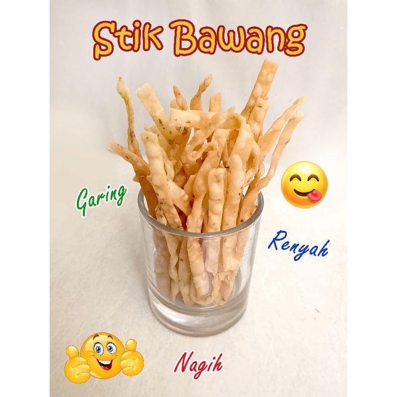 

Stik Bawang Garing, Renyah, Nagih