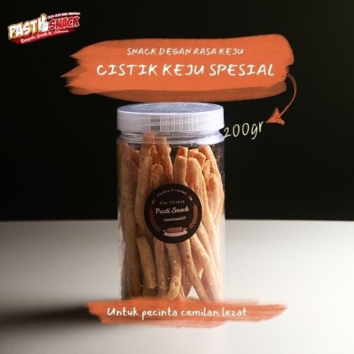 

CISTIK KEJU SPECIAL | CEMILAN RASA KEJU 200 GRAM PASTI SNACK