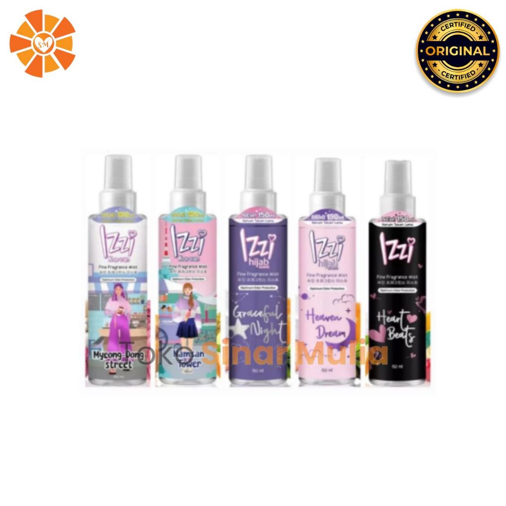 IZZI Korean Fine Fragrance Mist 150ml / Parfum IZZI Korean