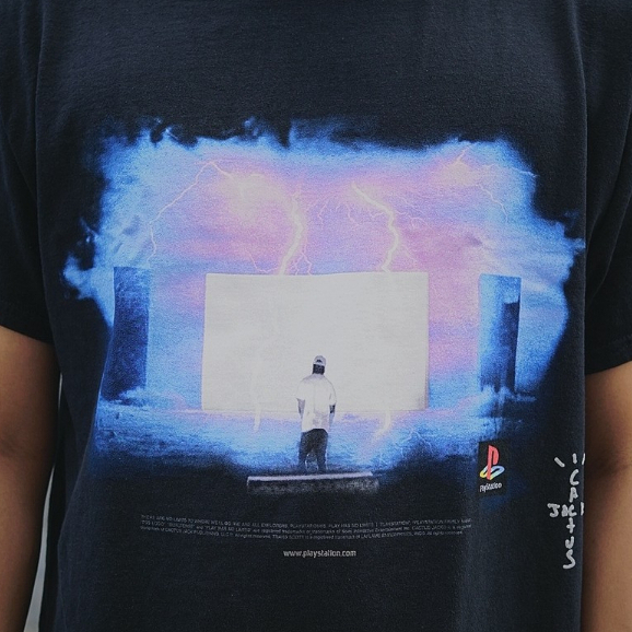 Travis Scott x Playstation Monolith Tshirt Black