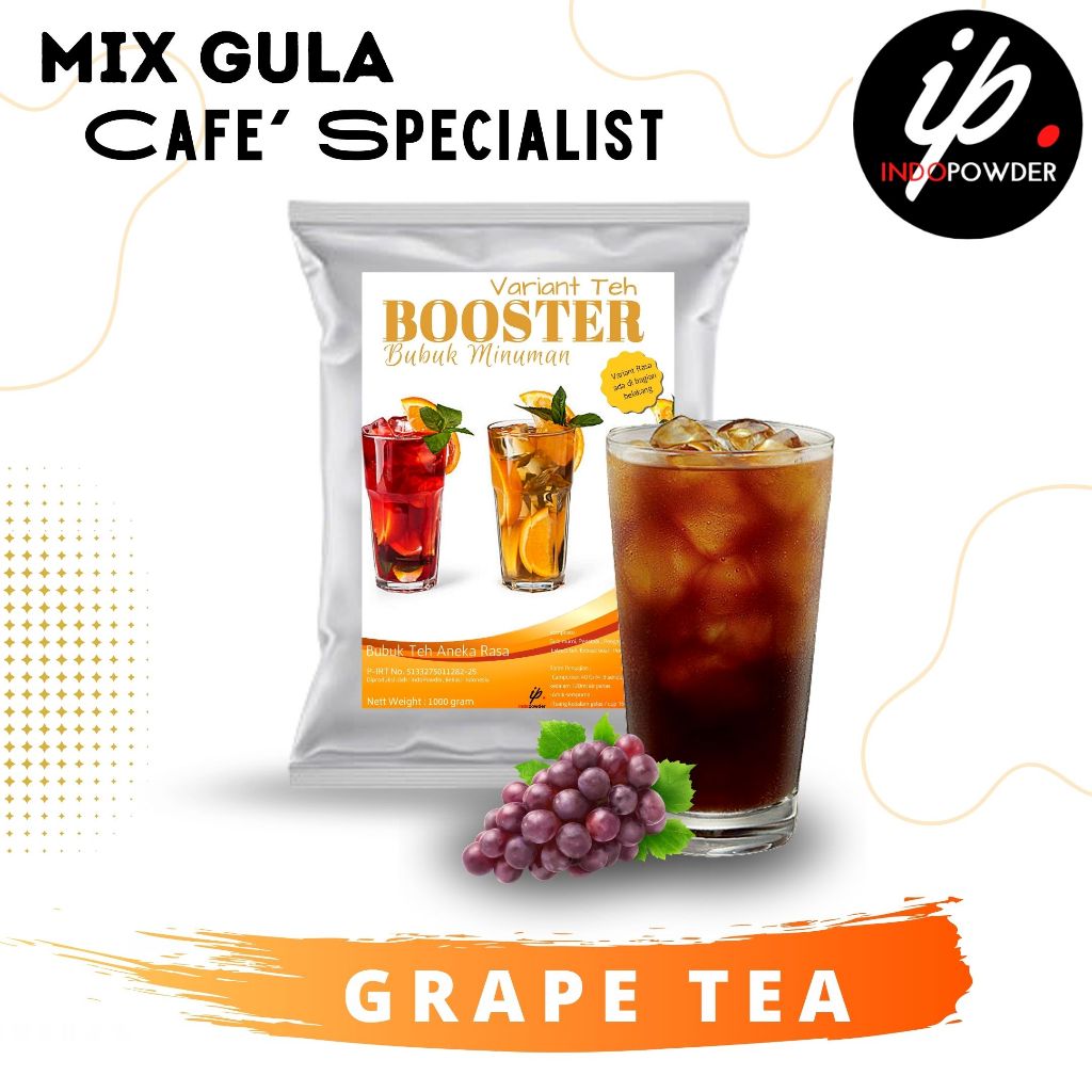 

IP Bogor - Bubuk Minuman Rasa GRAPE TEA 1Kg Untuk Cafe, Waralaba dan Resto