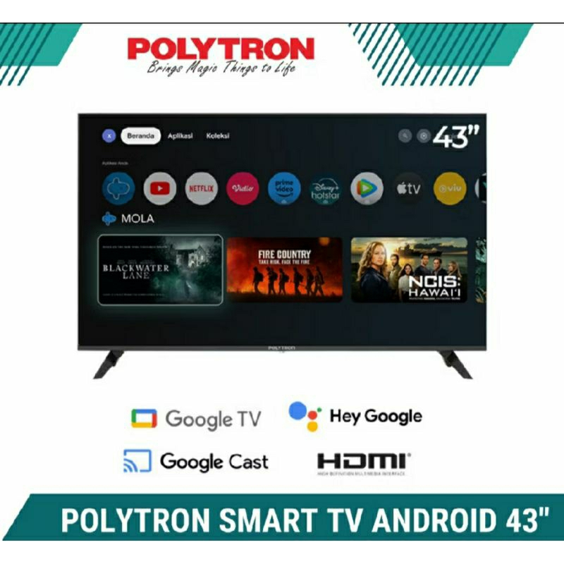 LED POLYTRON PLD 43RG9059 ANDROID TV/POLYTRON LED 43 INCH ANDROID