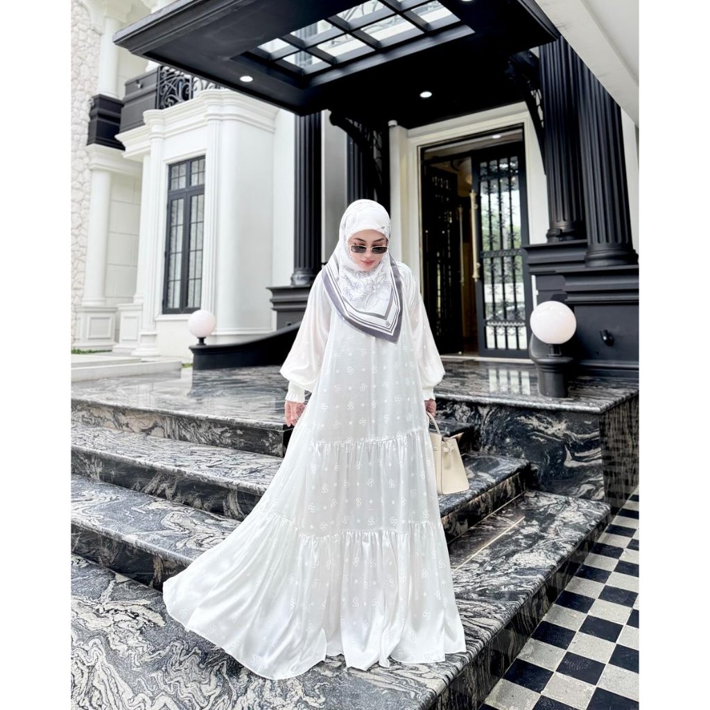 100% ORI Gamis Silk Embos Vol.2 Shellasaukia Official Gamis