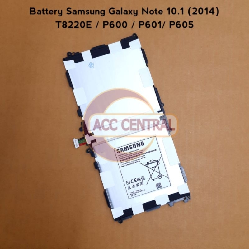 Baterai Samsung T8220E For Galaxy Note 10.1 (2014) SM-P600 / SM-P601 / SM-P605 Batre Battery