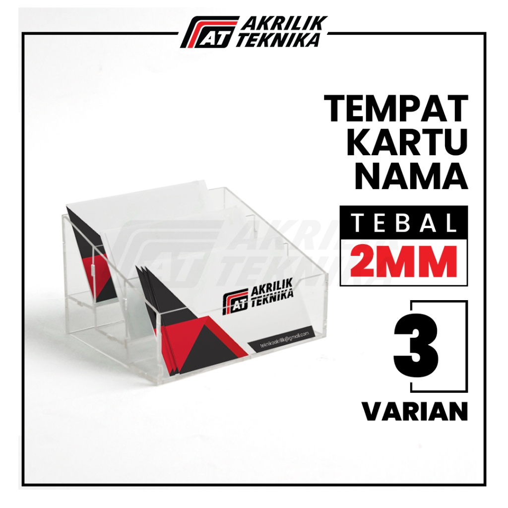 

Tempat Kartu Nama / Display Meja Kantor Bisnis / Rak Kartu Name Tag Susun