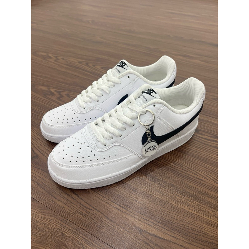 Nike Court Vision Low White Black (RESMI PT. NIKE)