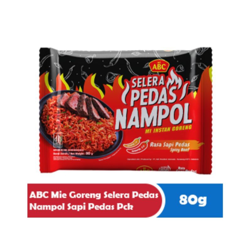 

Mie ABC Selera Pedas Nampol (Isi 3 Pcs) Mie Instan