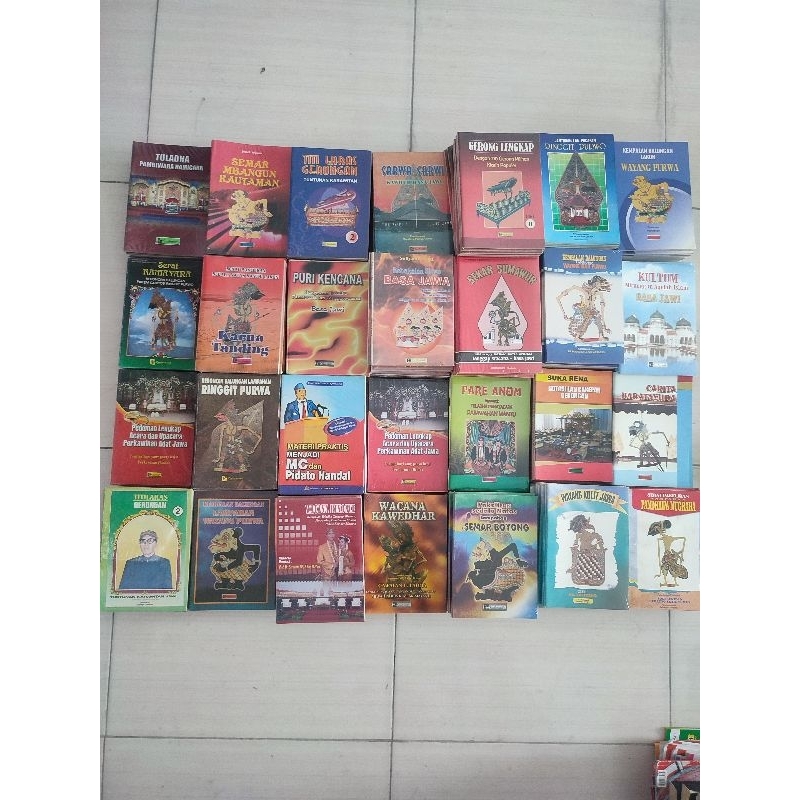 obral aneka buku jawa kejawen lakon wayang upacara aday jawa gamelan. gba8