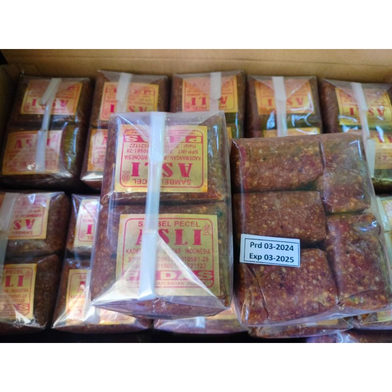 

sambal pecel "Asli" 850gr Blitar