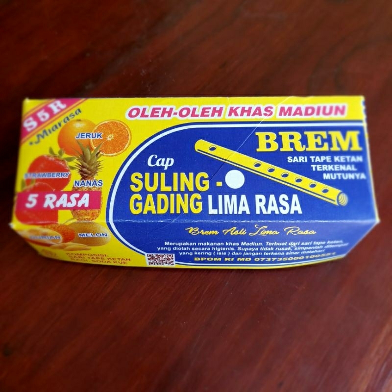 

Oleh-Oleh khas kediri brem tape Suling Gading